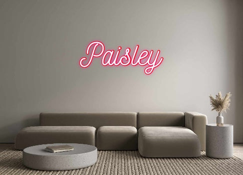 Custom Neon: Paisley