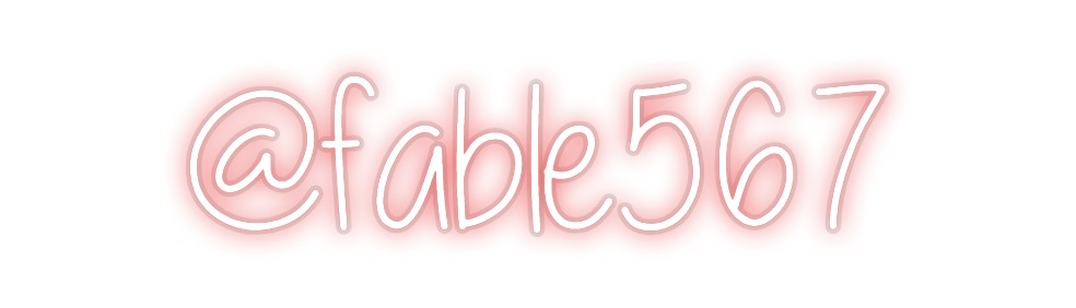 Custom Neon: @fable567