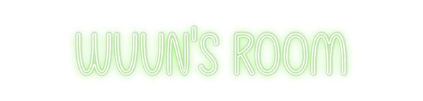Custom Neon: Wuun’s Room