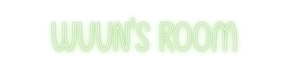 Custom Neon: Wuun’s Room