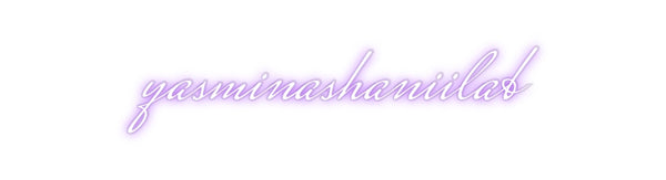 Custom Neon: yasminashanii...