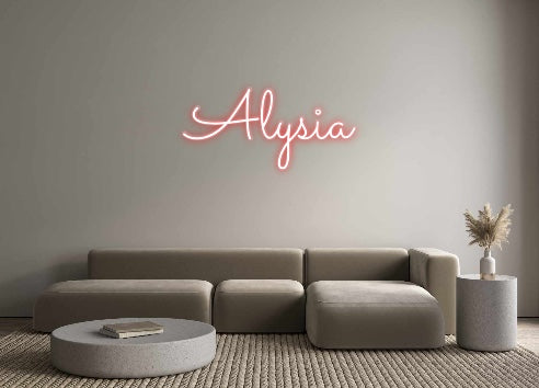 Custom Neon: Alysia