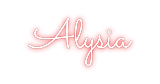 Custom Neon: Alysia