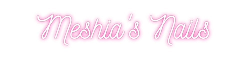 Custom Neon: Meshia's Nails