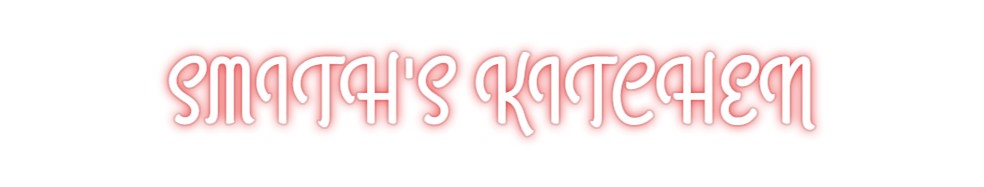 Custom Neon: SMITH'S KITCHEN