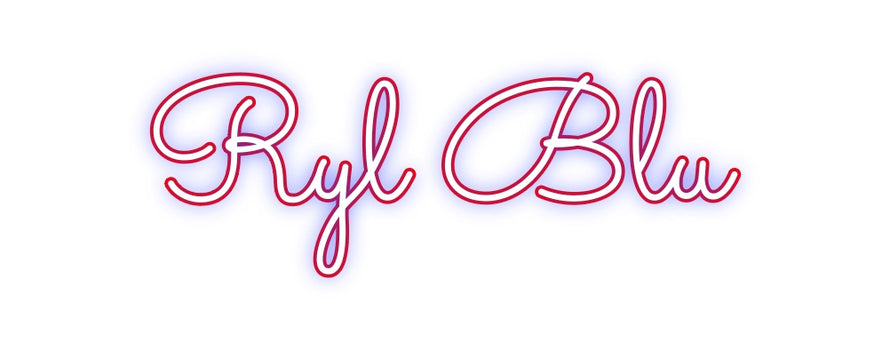 Custom Neon: Ryl Blu