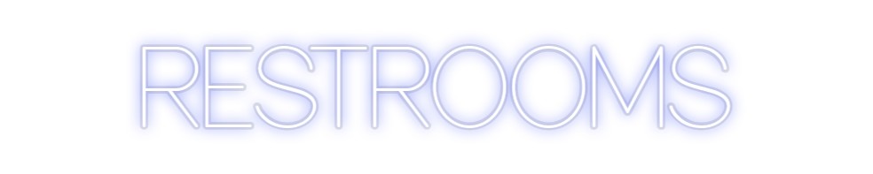 Custom Neon: RESTROOMS