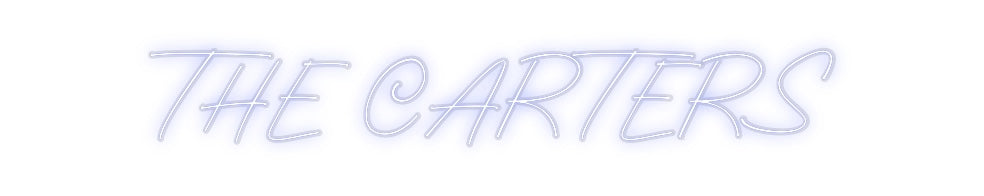 Custom Neon: THE CARTERS