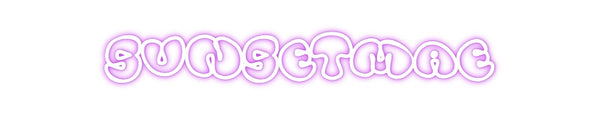 Custom Neon: SUNSETMAE