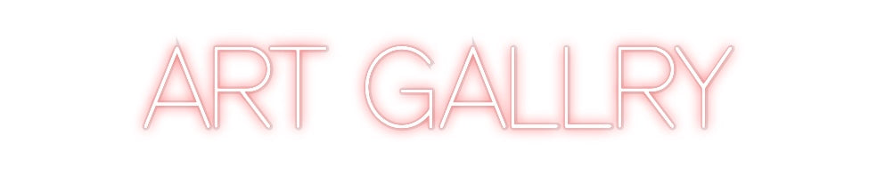 Custom Neon: ART GALLRY