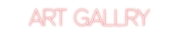Custom Neon: ART GALLRY