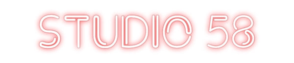 Custom Neon: STUDIO 58