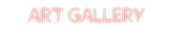 Custom Neon: ART GALLERY