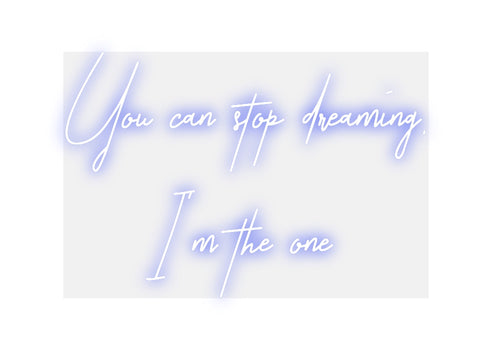 Custom Neon: You can stop ...