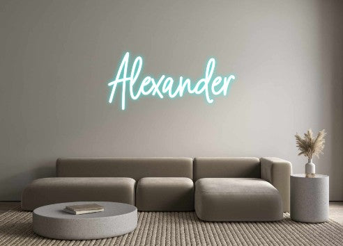 Custom Neon: Alexander