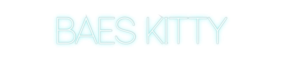 Custom Neon: BAES KITTY