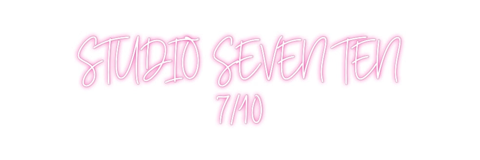 Custom Neon: STUDIO SEVEN ...