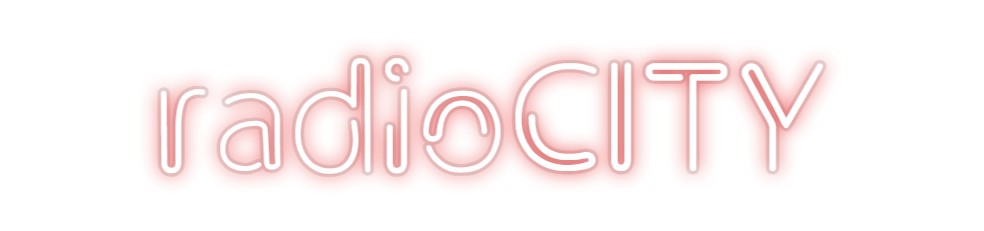Custom Neon: radioCITY