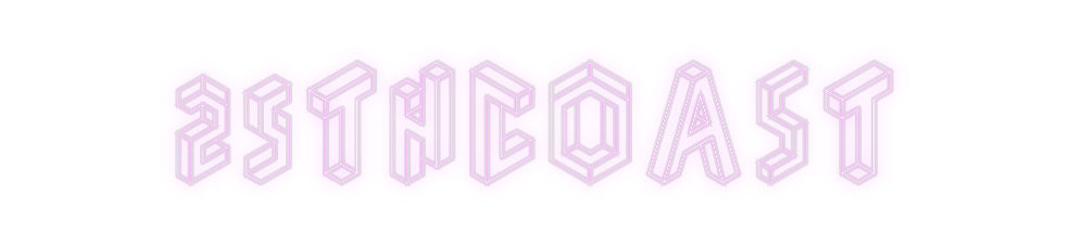 Custom Neon: 25THCOAST
