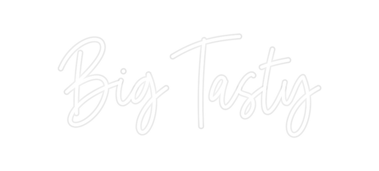 Custom Neon: Big Tasty