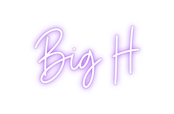 Custom Neon: Big H