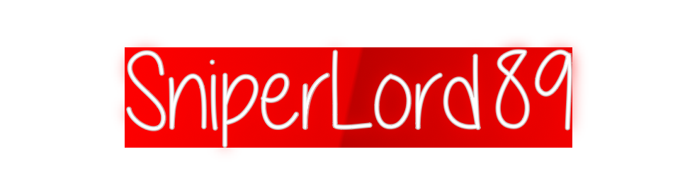 Custom Neon: SniperLord89