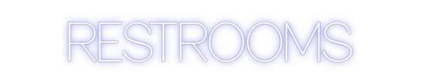 Custom Neon: RESTROOMS