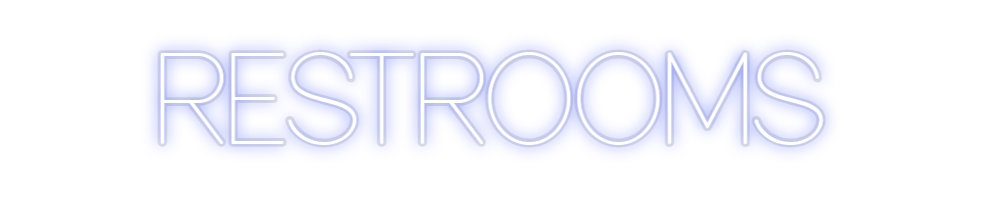 Custom Neon: RESTROOMS