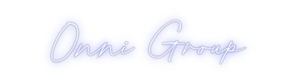 Custom Neon: Onni Group