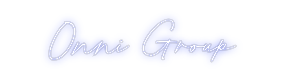 Custom Neon: Onni Group