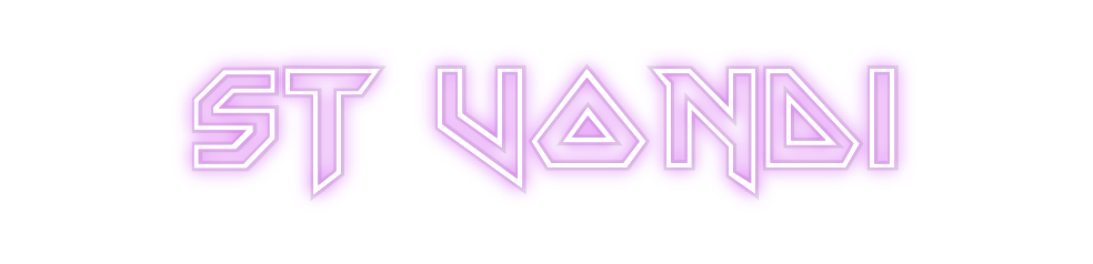 Custom Neon: St Vondi