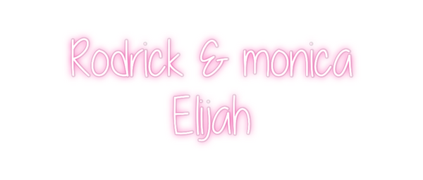 Custom Neon: Rodrick & mon...