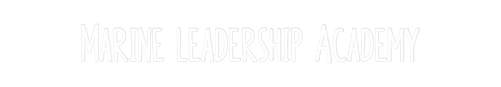 Custom Neon: Marine leader...