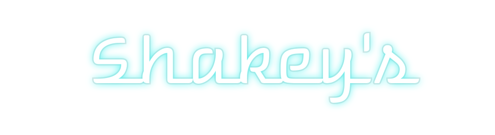 Custom Neon: Shakey's