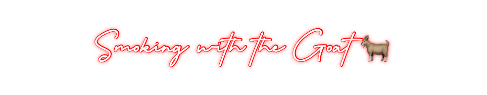 Custom Neon: Smoking with ...