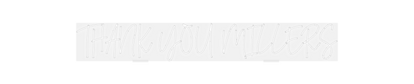 Custom Neon: THANK YOU MIL...