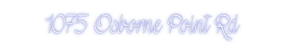 Custom Neon: 1075 Osborne ...