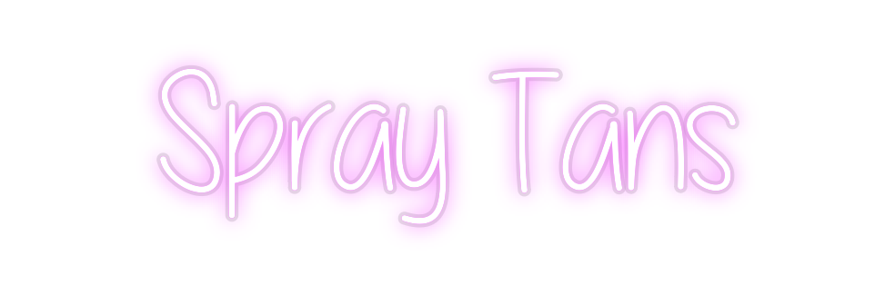 Custom Neon: Spray Tans