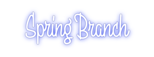 Custom Neon: Spring Branch