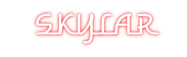 Custom Neon: SKYLAR