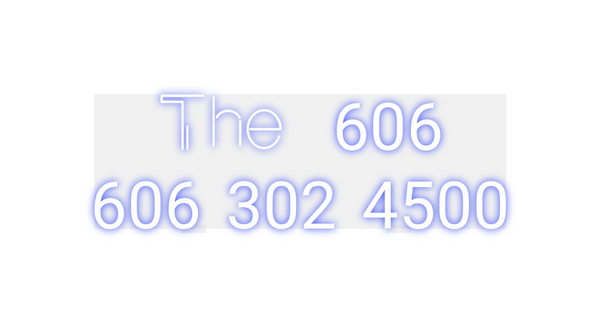 Custom Neon: The  606
606...