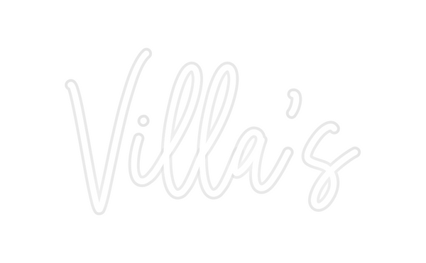 Custom Neon: Villa’s