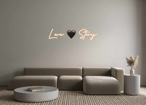Custom Neon: 
Love 🖤 Sto...