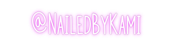 Custom Neon: @NailedByKami
