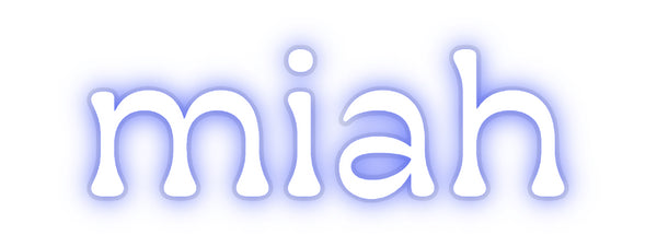 Custom Neon: miah