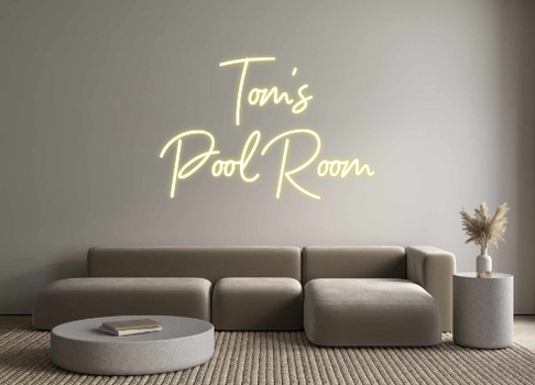 Custom Neon: Tom's 
Pool ...