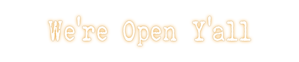 Custom Neon: We're Open Y'...