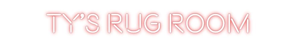 Custom Neon: Ty’s Rug Room