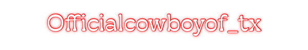 Custom Neon: Officialcowbo...