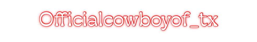 Custom Neon: Officialcowbo...
